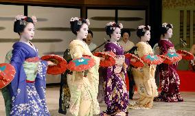 Traditional dance performance in Kyoto