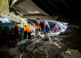 School Collapse Leaves One Student Dead, 38 Missing - Indonesia