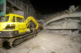 School Collapse Leaves One Student Dead, 38 Missing - Indonesia