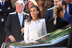 Queen Letizia At 5th of Retina Eco Awards - Madrid