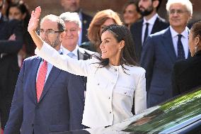 Queen Letizia At 5th of Retina Eco Awards - Madrid