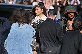 PFW Louis Vuitton Outside Arrivals