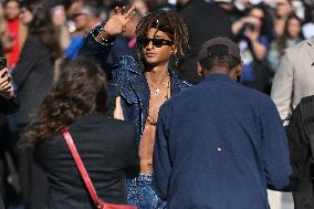 PFW Louis Vuitton Outside Arrivals