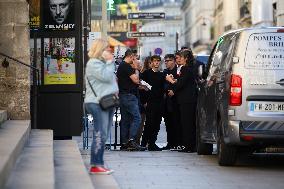Funeral of Italo-French actress Claudia Cardinale at Saint-Roch Church - Paris