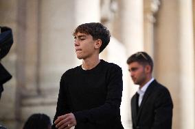 Funeral of Italo-French actress Claudia Cardinale at Saint-Roch Church - Paris