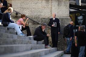 Funeral of Italo-French actress Claudia Cardinale at Saint-Roch Church - Paris