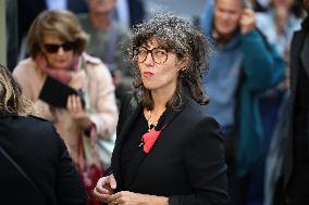 Funeral of Italo-French actress Claudia Cardinale at Saint-Roch Church - Paris