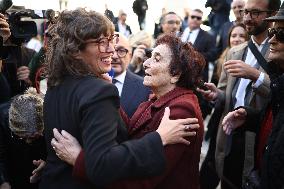 Funeral of Italo-French actress Claudia Cardinale at Saint-Roch Church - Paris