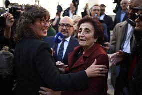 Funeral of Italo-French actress Claudia Cardinale at Saint-Roch Church - Paris
