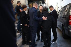 Funeral of Italo-French actress Claudia Cardinale at Saint-Roch Church - Paris
