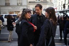 Funeral of Italo-French actress Claudia Cardinale at Saint-Roch Church - Paris