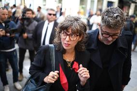 Funeral of Italo-French actress Claudia Cardinale at Saint-Roch Church - Paris