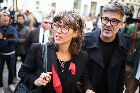 Funeral of Italo-French actress Claudia Cardinale at Saint-Roch Church - Paris