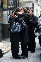 Funeral of Italo-French actress Claudia Cardinale at Saint-Roch Church - Paris