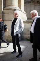 Funeral of Italo-French actress Claudia Cardinale at Saint-Roch Church - Paris