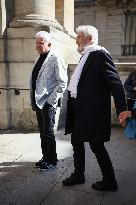 Funeral of Italo-French actress Claudia Cardinale at Saint-Roch Church - Paris
