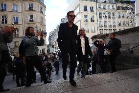 Funeral of Italo-French actress Claudia Cardinale at Saint-Roch Church - Paris