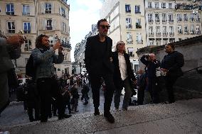 Funeral of Italo-French actress Claudia Cardinale at Saint-Roch Church - Paris