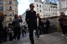 Funeral of Italo-French actress Claudia Cardinale at Saint-Roch Church - Paris