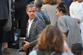 Funeral of Italo-French actress Claudia Cardinale at Saint-Roch Church - Paris