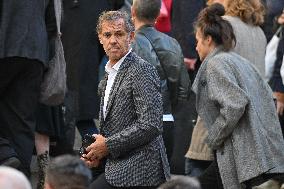 Funeral of Italo-French actress Claudia Cardinale at Saint-Roch Church - Paris