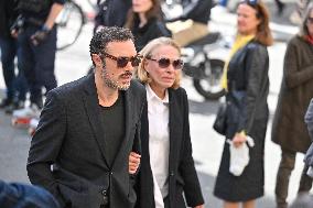 Funeral of Italo-French actress Claudia Cardinale at Saint-Roch Church - Paris