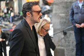 Funeral of Italo-French actress Claudia Cardinale at Saint-Roch Church - Paris