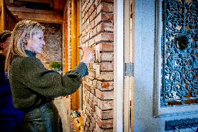 Queen Maxima Visits Practical Center for Craft Training - Netherlands