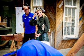 Queen Maxima Visits Practical Center for Craft Training - Netherlands