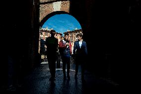 Gabriel Attal Supports Catherine Simonin In Montauban - France