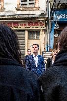 Gabriel Attal Supports Catherine Simonin In Montauban - France