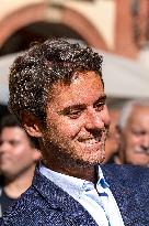 Gabriel Attal Supports Catherine Simonin In Montauban - France