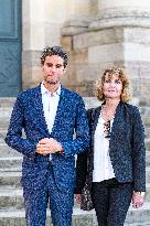 Gabriel Attal Supports Catherine Simonin In Montauban - France