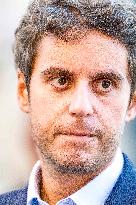 Gabriel Attal Supports Catherine Simonin In Montauban - France