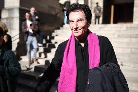 Funeral of Italo-French actress Claudia Cardinale at Saint-Roch Church - Paris