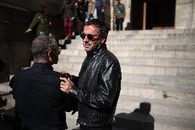 Funeral of Italo-French actress Claudia Cardinale at Saint-Roch Church - Paris