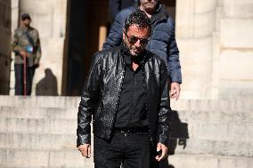 Funeral of Italo-French actress Claudia Cardinale at Saint-Roch Church - Paris