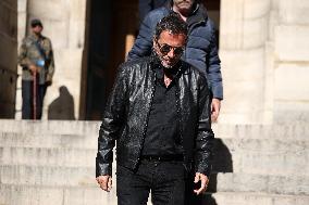 Funeral of Italo-French actress Claudia Cardinale at Saint-Roch Church - Paris