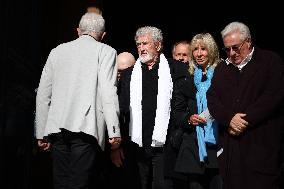 Funeral of Italo-French actress Claudia Cardinale at Saint-Roch Church - Paris