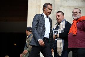 Funeral of Italo-French actress Claudia Cardinale at Saint-Roch Church - Paris