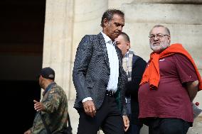 Funeral of Italo-French actress Claudia Cardinale at Saint-Roch Church - Paris