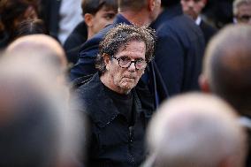 Funeral of Italo-French actress Claudia Cardinale at Saint-Roch Church - Paris