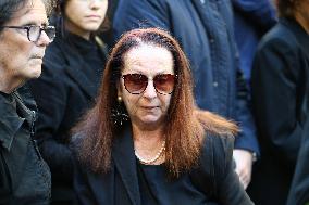 Funeral of Italo-French actress Claudia Cardinale at Saint-Roch Church - Paris
