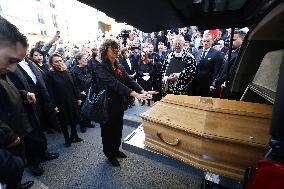 Funeral of Italo-French actress Claudia Cardinale at Saint-Roch Church - Paris