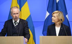 Press Conference of Nordic Ministers for Migration