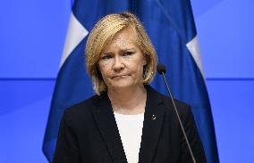 Press Conference of Nordic Ministers for Migration