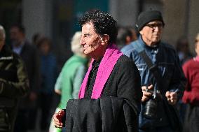 Claudia Cardinale's Funeral - Paris