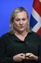 Press Conference of Nordic Ministers for Migration