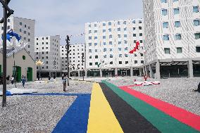 Presentation of the Cortina 2026 Olympic and Paralympic Village - Milan