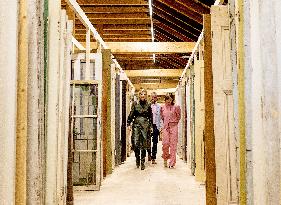 Queen Maxima Visits Practical Center for Craft Training - Netherlands